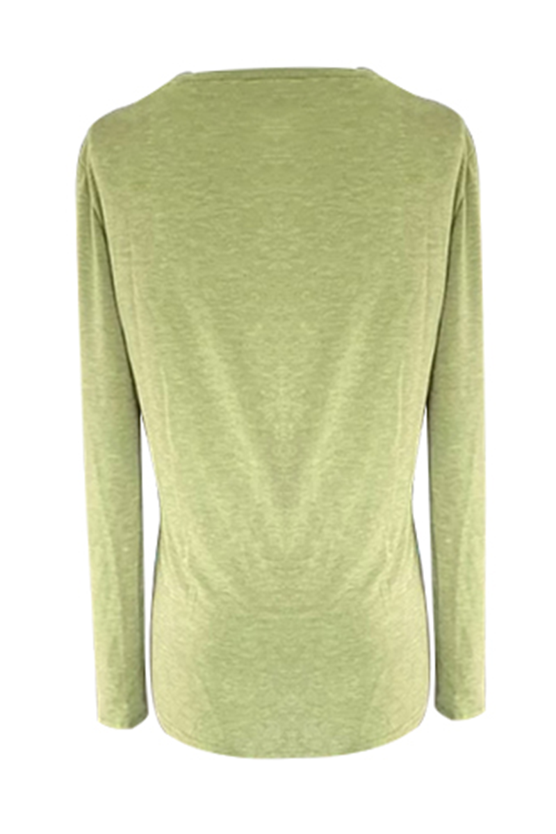 Tops casuales con cuello asimétrico y cremallera con hebilla sólida (5 colores)