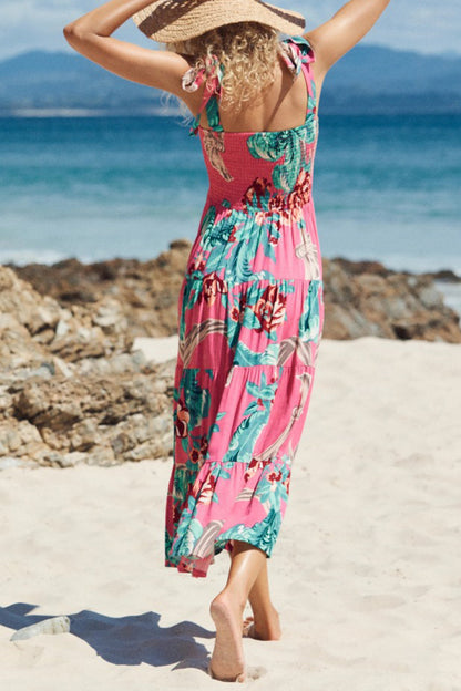 Vestidos estampados con tirantes finos, patchwork y lunares de moda urbana