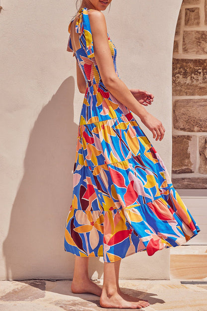 Vestidos estampados con tirantes finos, patchwork y lunares de moda urbana