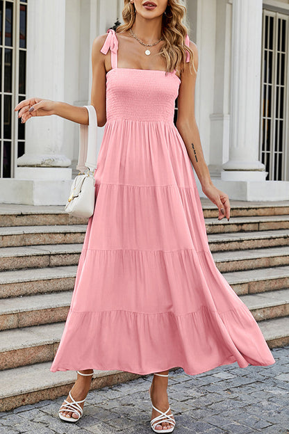 Vestidos estampados con tirantes finos, patchwork y lunares de moda urbana