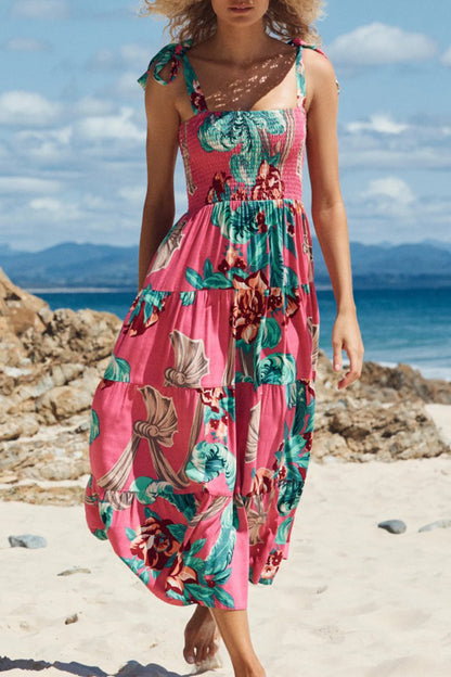 Vestidos estampados con tirantes finos y patchwork de lunares de moda urbana (22 colores)