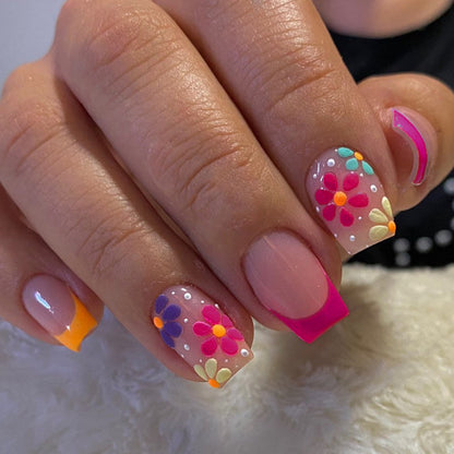 Pasta de uñas básica con estampado Casual Simplicity