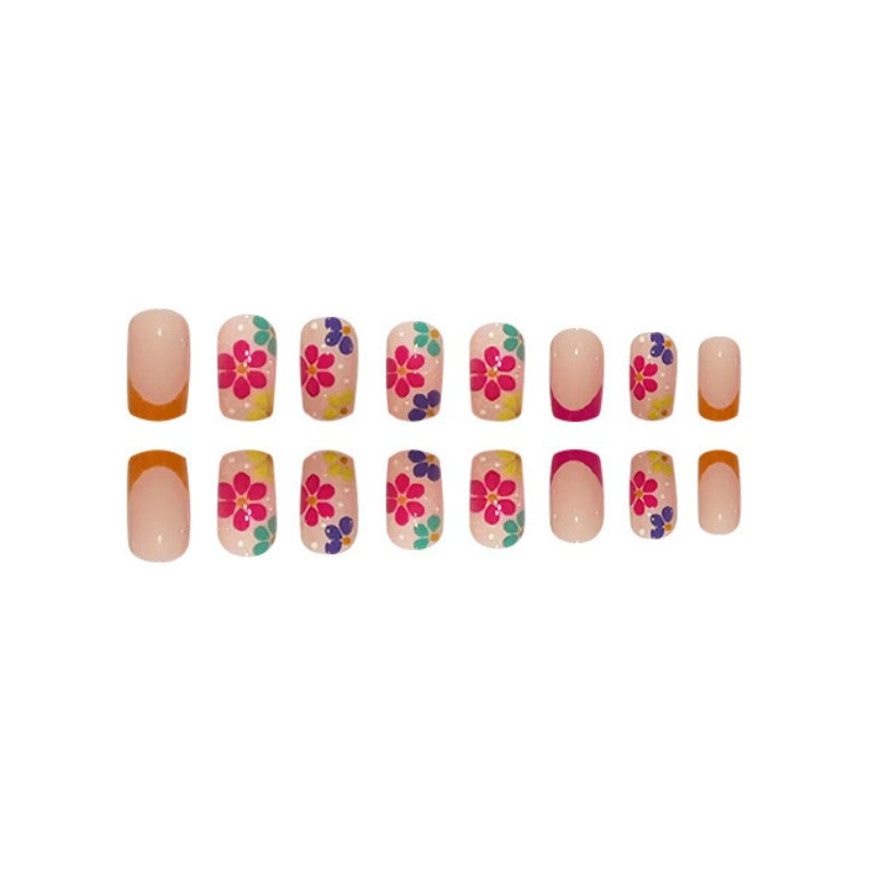 Pasta de uñas básica con estampado de simplicidad casual