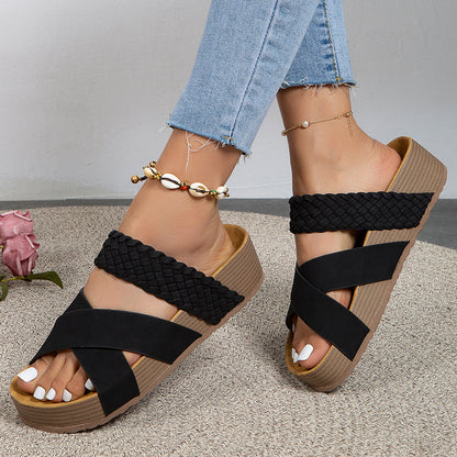 Zapatos casuales de tejido abierto y cómodos