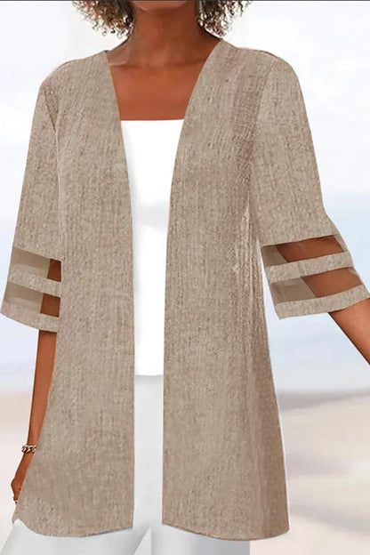 Prendas de abrigo casuales de color liso (6 colores)