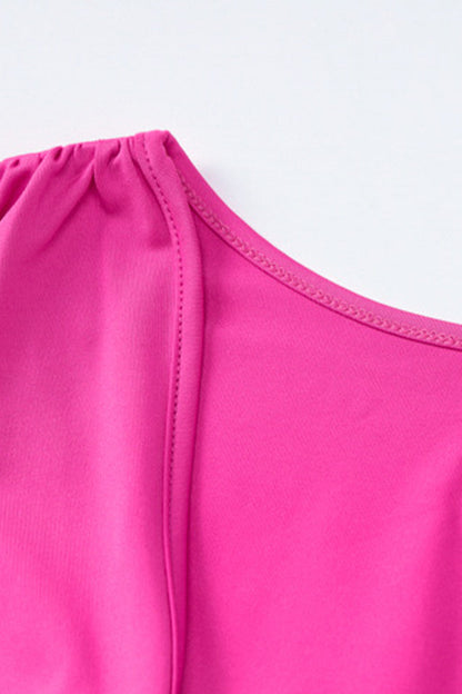 Vestidos sexis de corte A con escote en V y pliegues sólidos (3 colores)