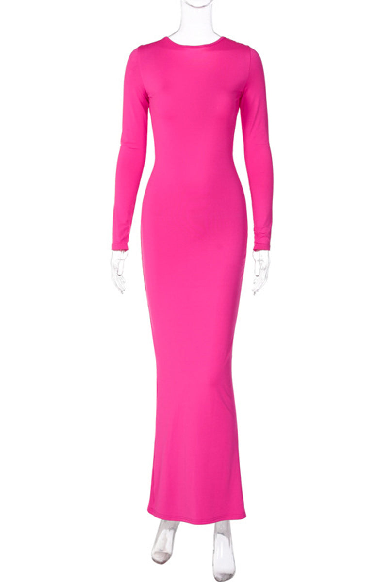 Vestidos sexis de corte A con escote en V y pliegues sólidos (3 colores)