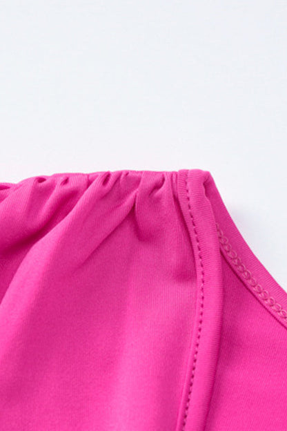Vestidos sexis de corte A con escote en V y pliegues sólidos (3 colores)