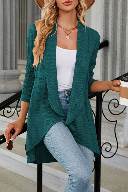 Tops casuales de cuello vuelto asimétricos y sólidos