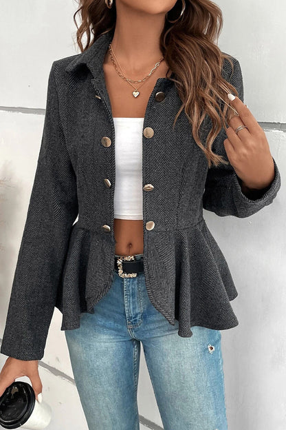 Prendas de abrigo con cuello vuelto, orillo liso y fibroso (3 colores)