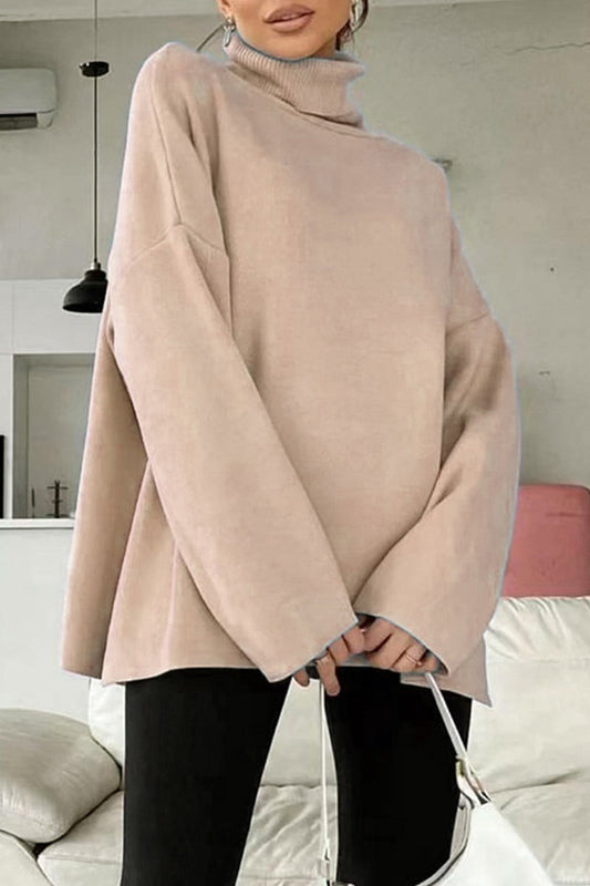 Tops de cuello alto lisos Simplicity