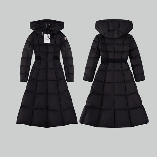 Moncler 24ss Disney Long Waist Black down Jacket 224782