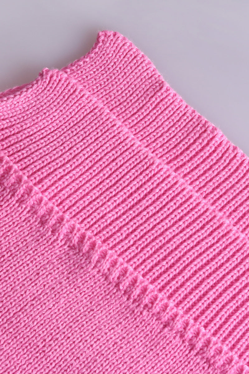 Suéteres casuales de cuello redondo con parches sólidos (15 colores)
