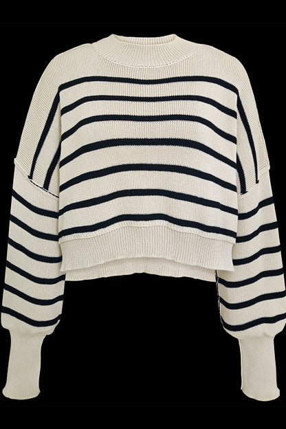 Suéteres casuales de cuello redondo con parches sólidos (15 colores)
