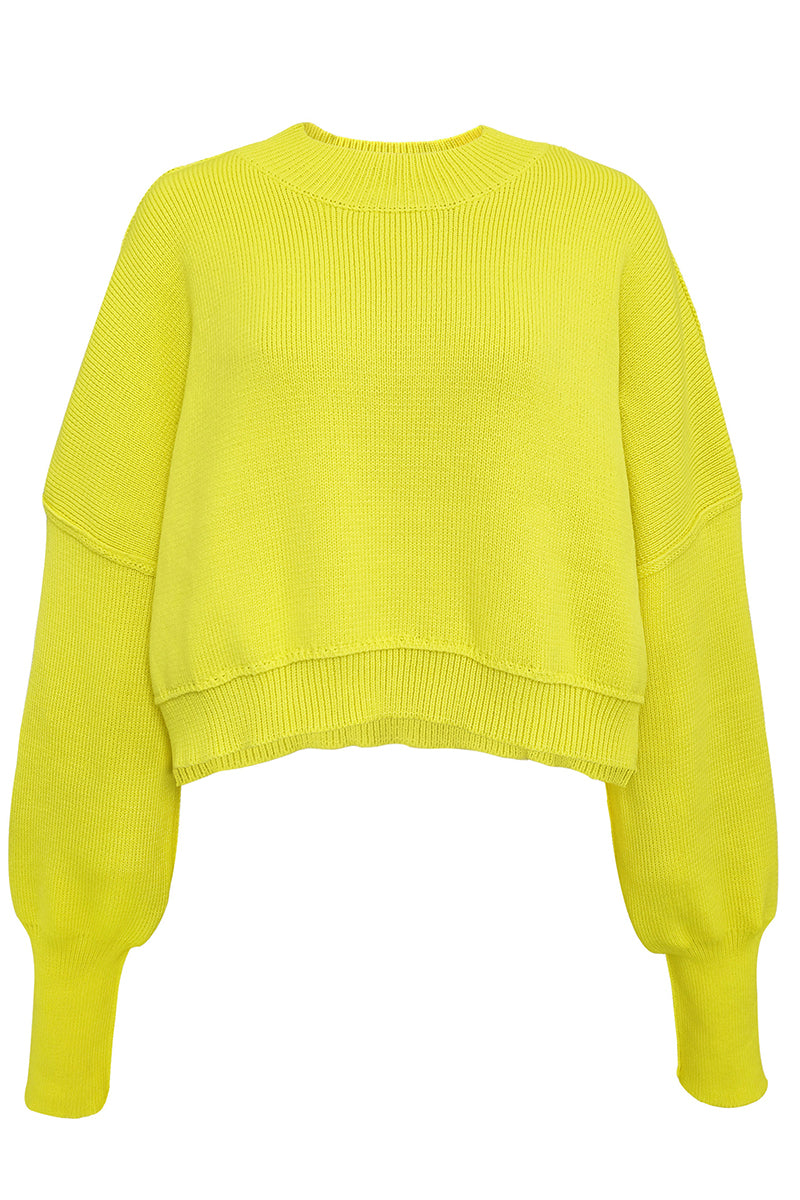 Suéteres casuales de cuello redondo con parches sólidos (15 colores)
