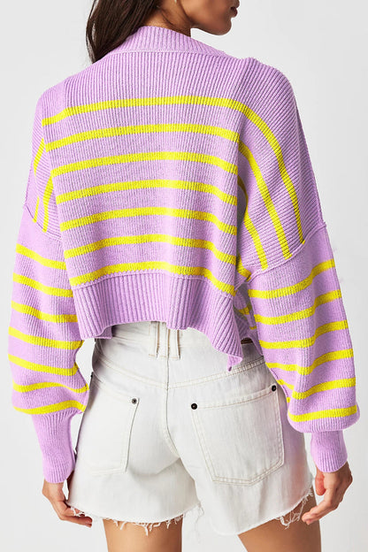 Suéteres casuales de cuello redondo con parches sólidos (15 colores)