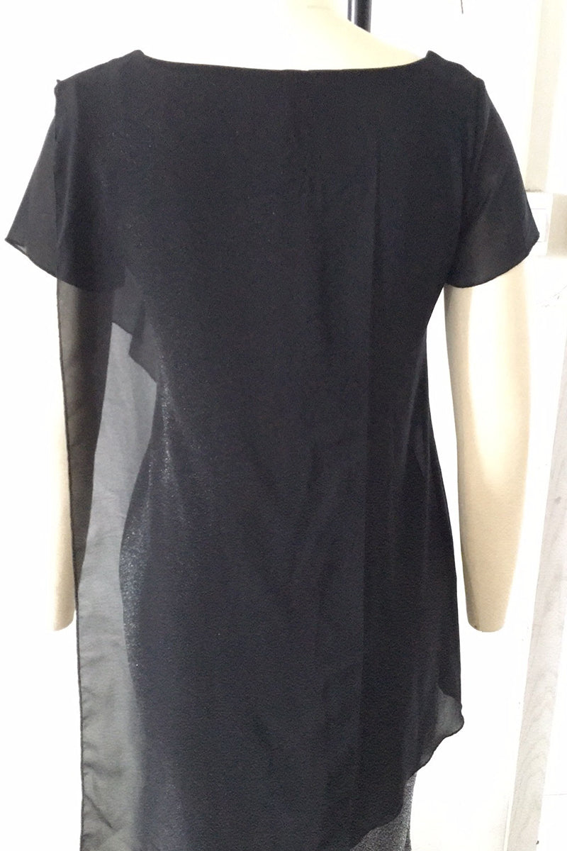 Vestidos sexis de falda de un solo paso con cuello redondo y lentejuelas en bloques de colores
