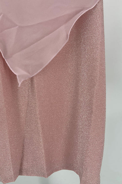 Vestidos sexis de falda de un solo paso con cuello redondo y lentejuelas en bloques de colores