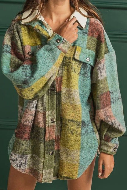 Tops sexys con cuello vuelto y contraste de bloques de colores