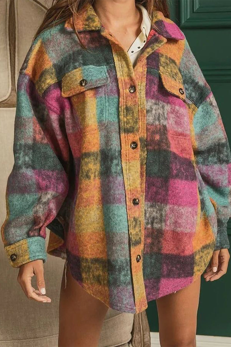 Tops sexys con cuello vuelto y contraste de bloques de colores