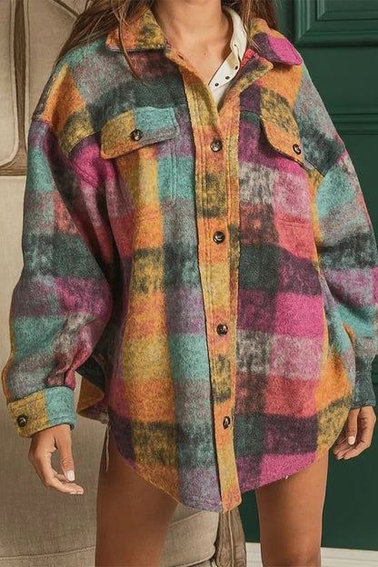 Tops sexys con cuello vuelto y contraste de bloques de colores