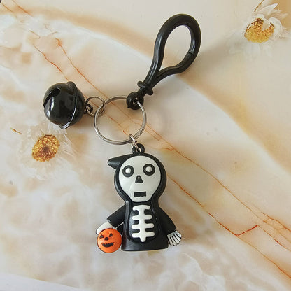Llavero de muñeca de dibujos animados de Halloween
