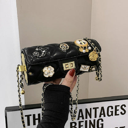 Bolsos casuales de cadena con patchwork para uso diario (5 colores)