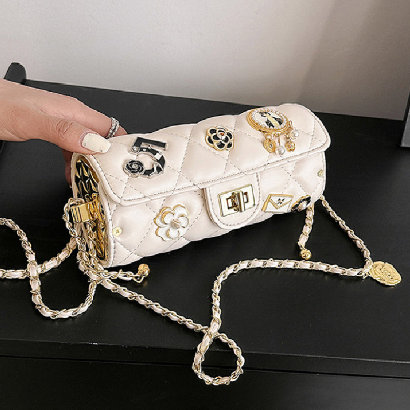 Bolsos casuales de cadena con patchwork para uso diario (5 colores)