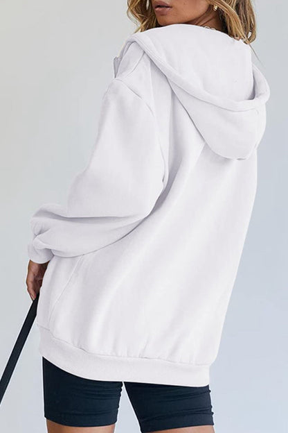Ropa deportiva informal con capucha y bolsillos sólidos (12 colores)
