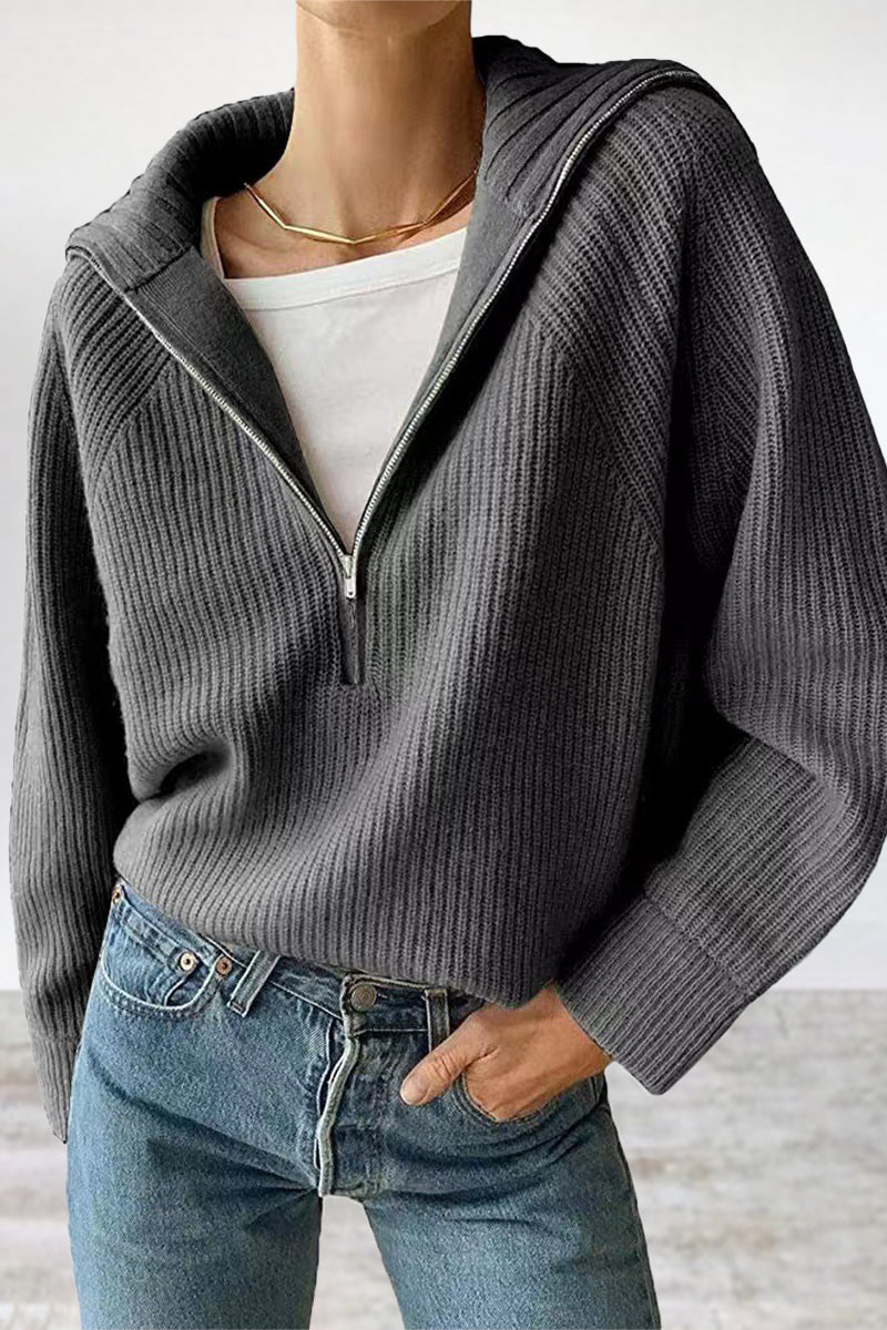 Tops casuales de cuello vuelto con parches sólidos para uso diario