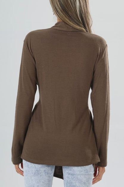 Blusas de cuello en V con banda elástica lisa Street Simplicity (5 colores)