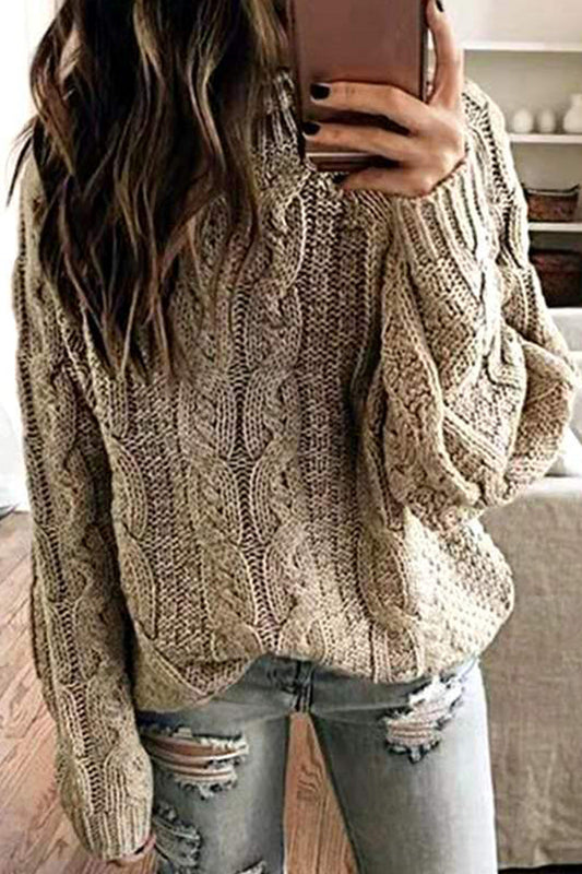 Tops casuales sencillos de patchwork liso con cuello redondo (6 colores)
