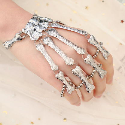 Pulsera de calavera de Halloween