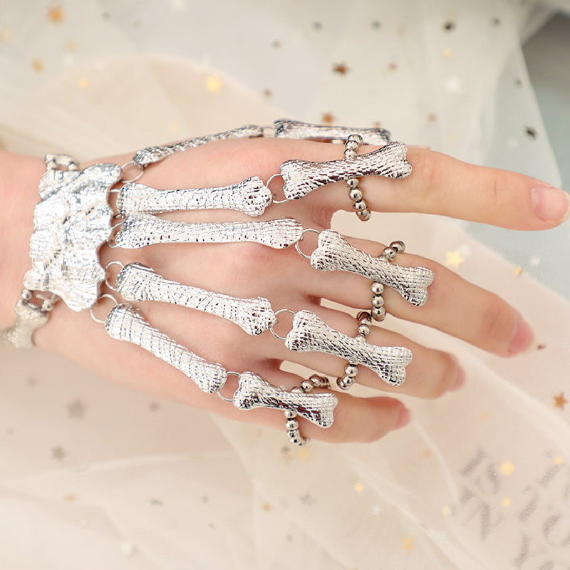 Pulsera de calavera de Halloween