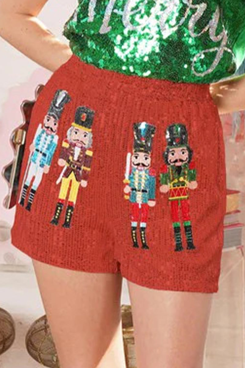 Pantalones de patchwork tipo A de cintura alta