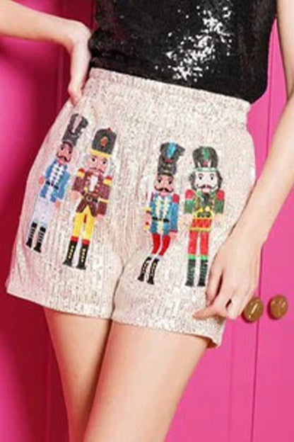 Pantalones de patchwork tipo A de cintura alta