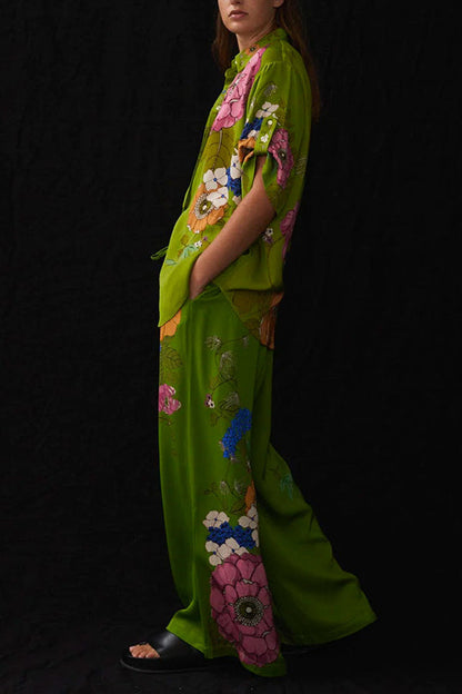 Camisa Olivia en verde