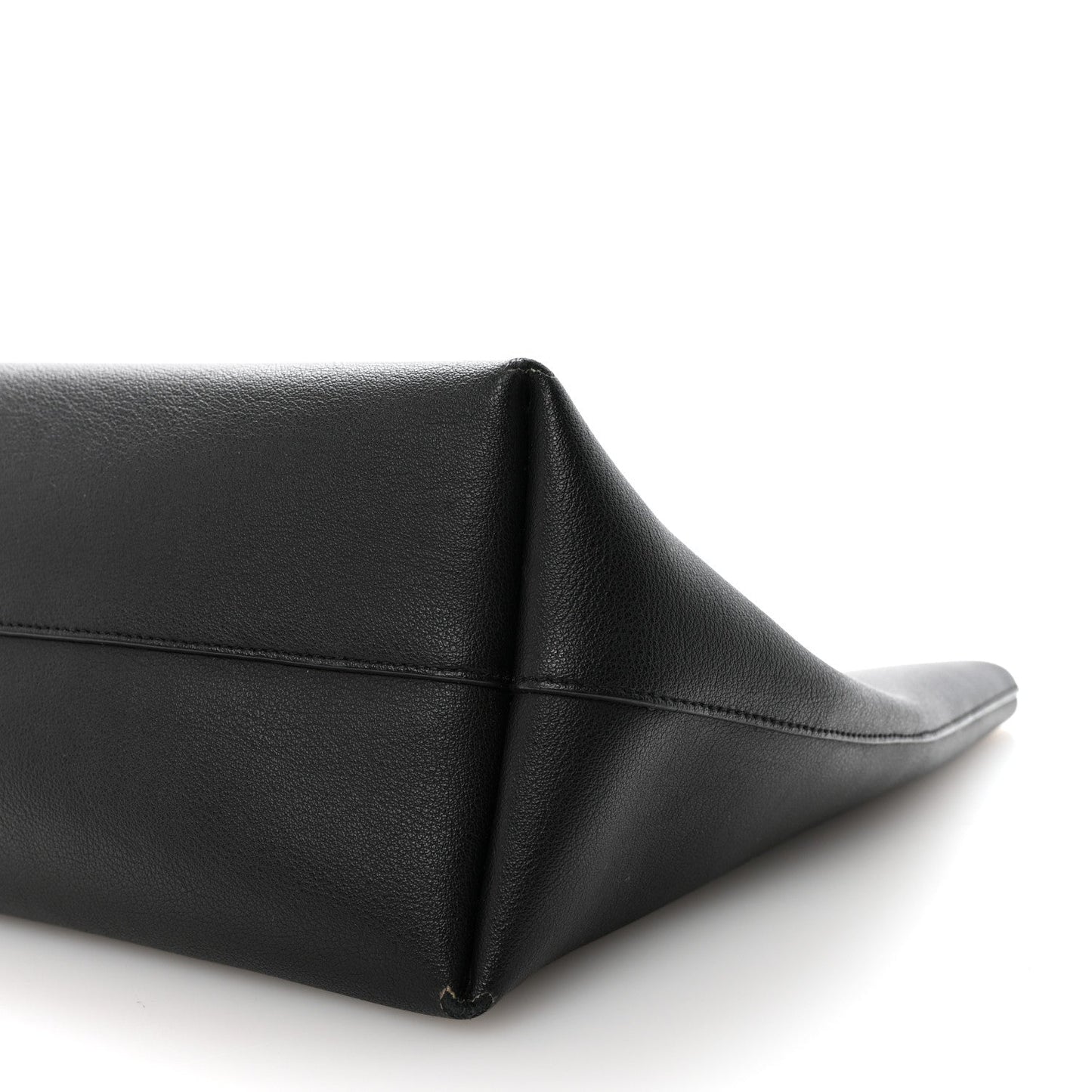 Calfskin Large Shopping Tote Black