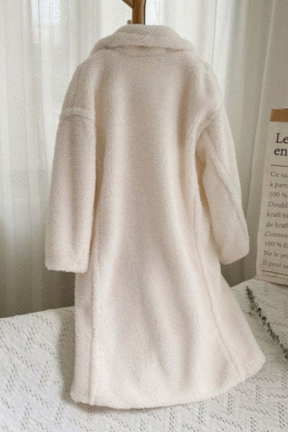 Cárdigan informal liso con cuello vuelto