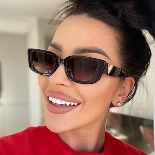 Gafas de sol informales de uso diario con parches sólidos
