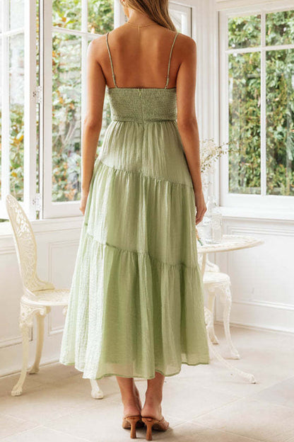 Vestidos con falda de cintura doblada, de patchwork liso y sencillos y sexys