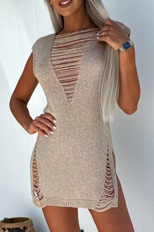 Traje de baño sexy de una pieza con aberturas y transparencias