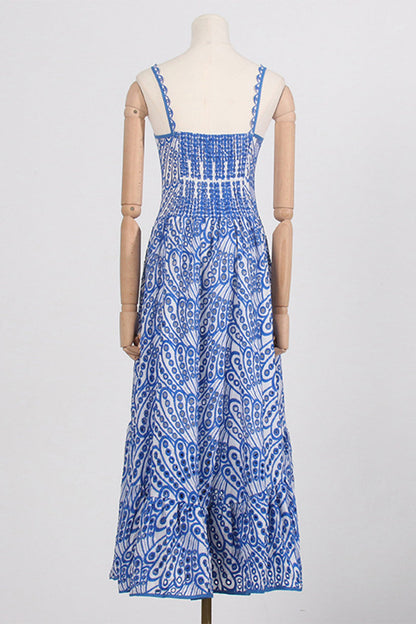 Vestido elegante y dulce con cuello cuadrado, de patchwork, liso y ahuecado (4 colores)
