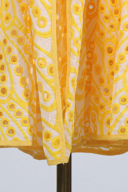 Vestido elegante y dulce con cuello cuadrado, de patchwork, liso y ahuecado (4 colores)