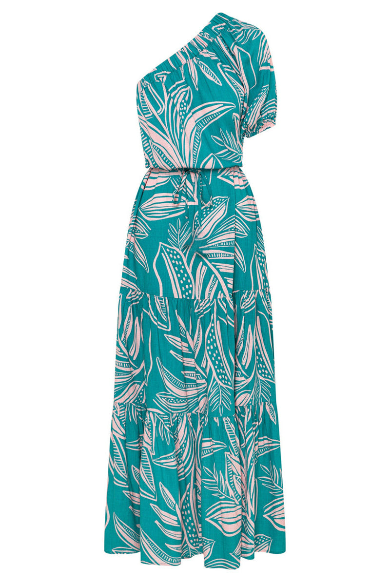 Vestidos casuales de vacaciones con estampado floral, frenillo, espalda descubierta, cuello oblicuo, corte A