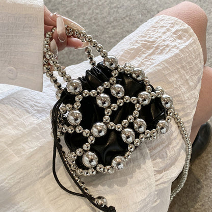 Bolsos casuales de patchwork con perlas (3 colores)