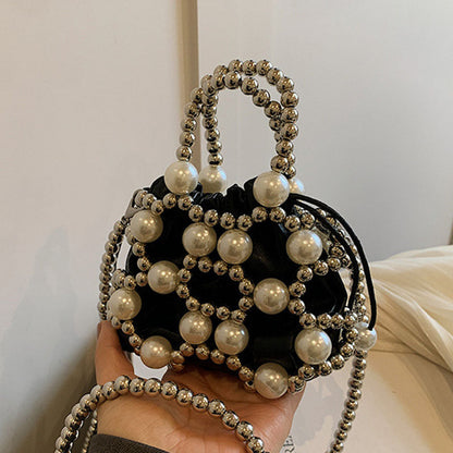 Bolsos casuales de patchwork con perlas (3 colores)