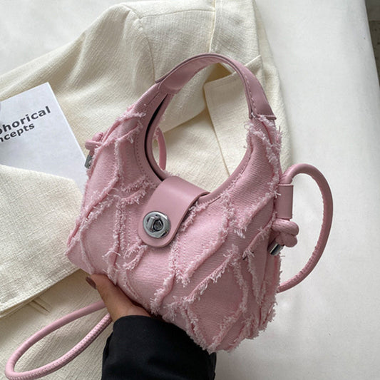 Bolsos casuales de patchwork sólido (4 colores)