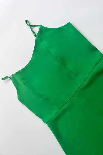 Vestidos elegantes de celebridades con cuello cuadrado y pliegues sólidos