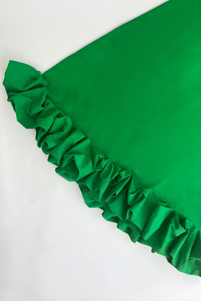 Vestidos elegantes de celebridades con cuello cuadrado y pliegues sólidos